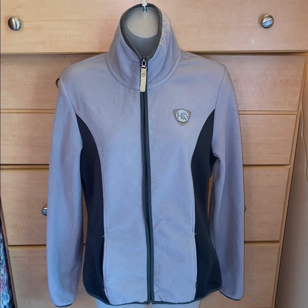 Horseware Purple and Grey Zip Up Fleece